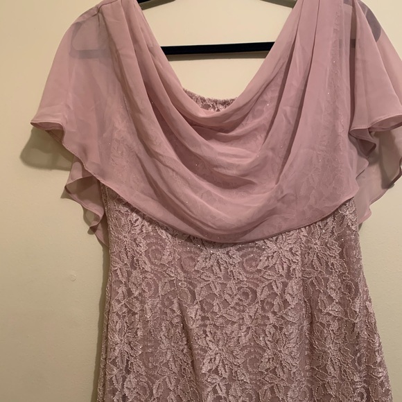 JHoward Blush Pink Sparkly Floral Dress | Size 8 - Picture 2 of 8